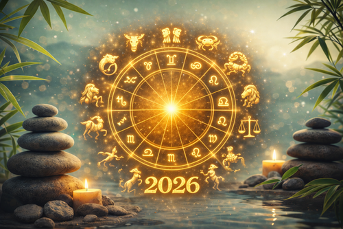 Roue astrologique, ann&eacute;e 2026 