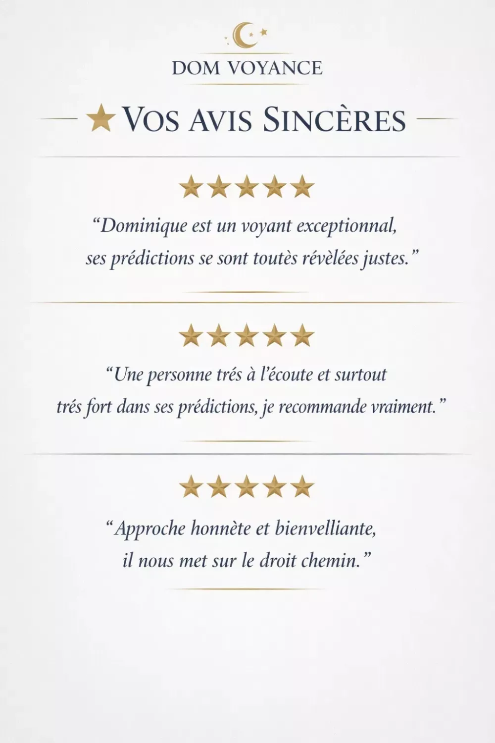 les avis de dom voyance