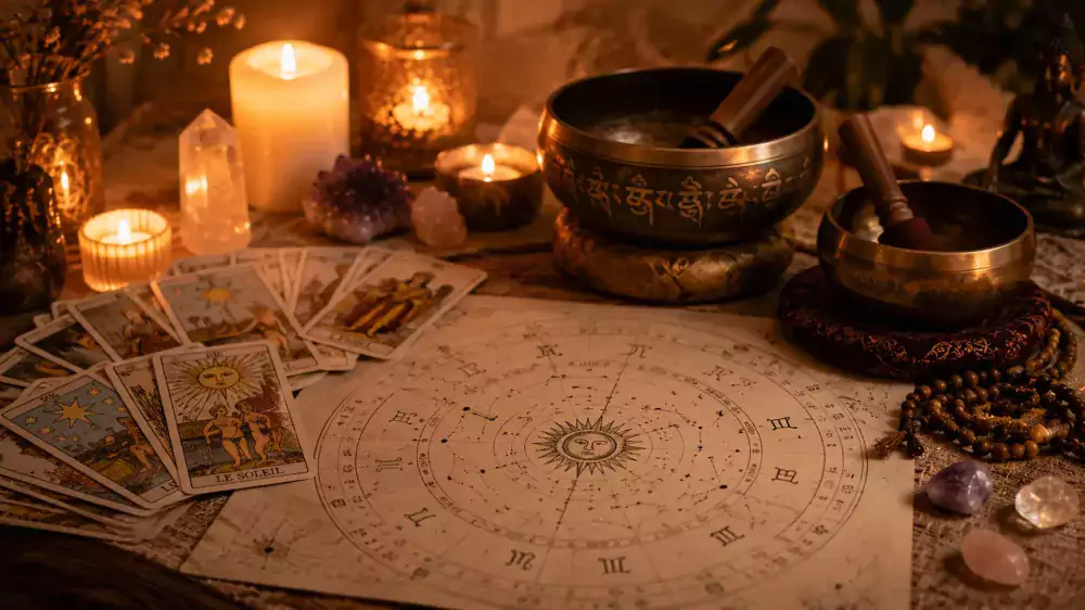Th&egrave;me astral et tarots utilis&eacute;s par Dominique Thomas en consultation